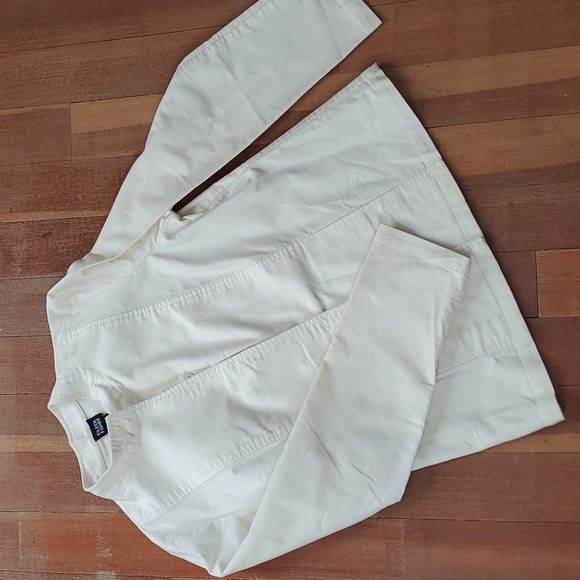 Eileen Fisher Jackets & Blazers - Eileen Fisher Lightweight Italian Fabric Ivory Jacket